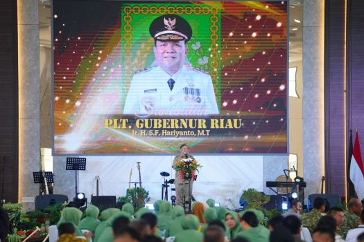 HUT Kodam XIX/Tuanku Tambusai, Plt Gubri Apresiasi Pengabdian Prajurit 